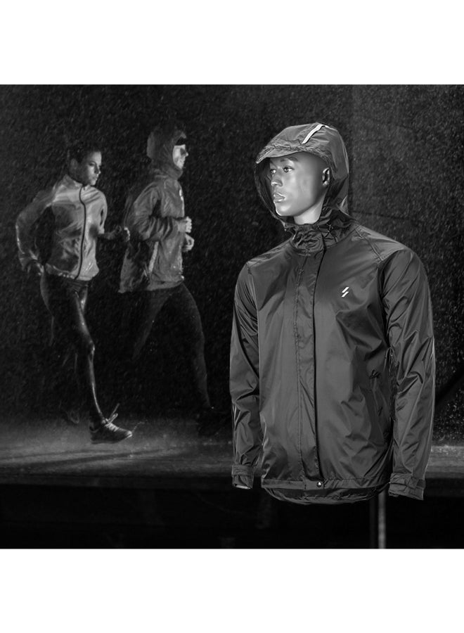 Generic - MTB Bicycle Rain Jacket Black - Image 1
