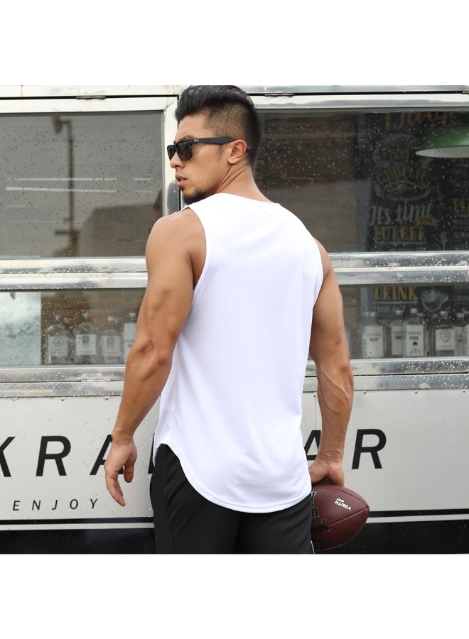 Quick Dry Sport Vest White  - Image 2
