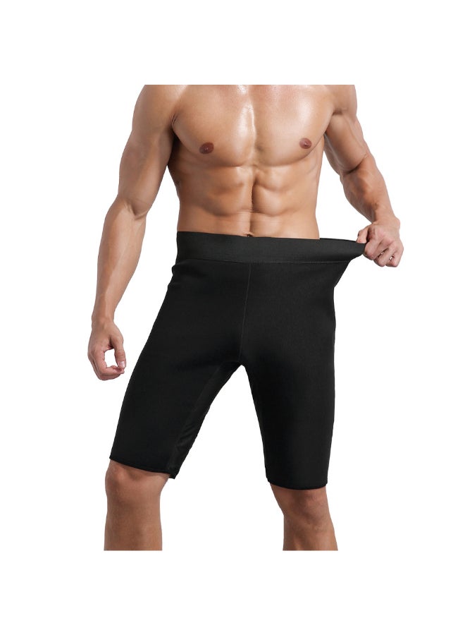 Compression Slimmer Neoprene Sauna Body Shaper Leggings Black - Image 3