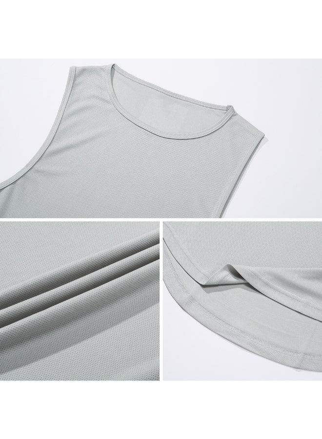 Quick Dry Sport Vest Light Grey  - Image 5