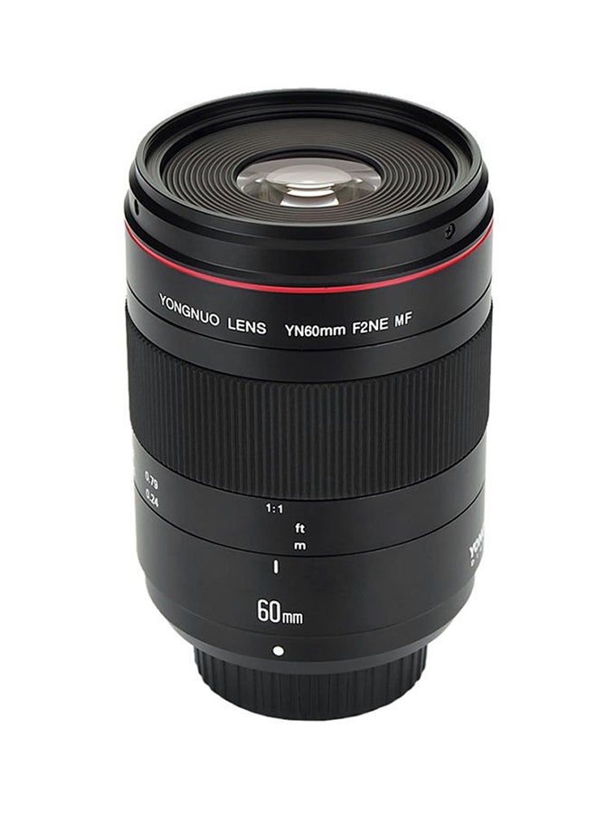 YONGNUO Manual Focus Macro Lens Black  - Image 1