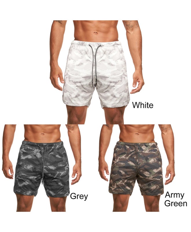 Breathable Gym Running Workout Activewear White  - Image 4