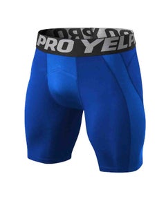 Breathable Gym Running Workout Activewear Shorts Blue