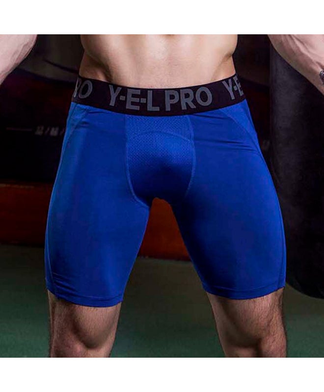 Generic - Breathable Gym Running Workout Activewear Shorts Blue - Image 1