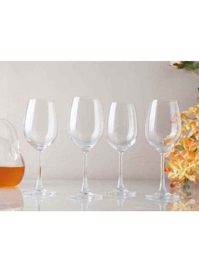 بان هوم  كؤوس ذات ساق كلاسيكية من 4 قطع شفاف - Image 2