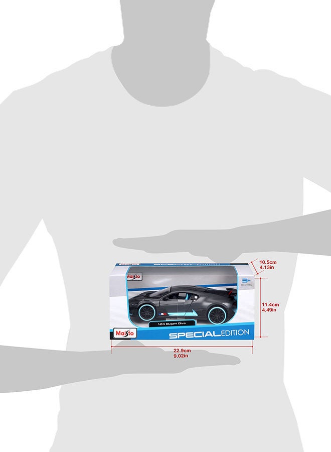 Maisto Special Edition Bugatti Divo Scaled Vehicle Black  - Image 3