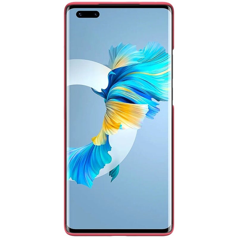 Super Frosted Shield Shockproof Back Cover For Huawei Mate 40 Pro Plus Bright Red