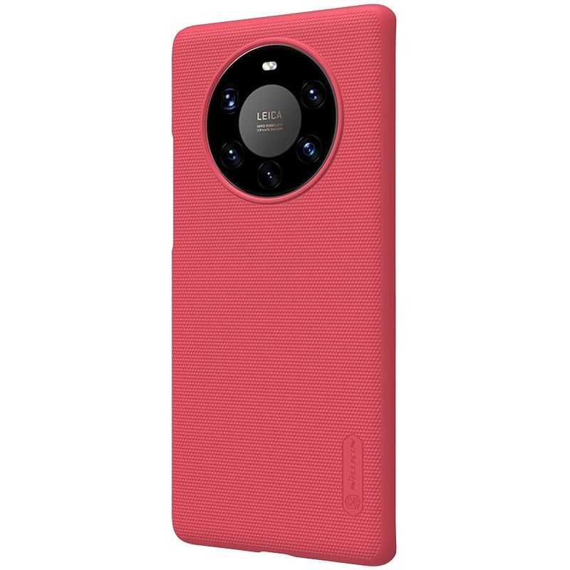 Super Frosted Shield Shockproof Back Cover For Huawei Mate 40 Pro Plus Bright Red