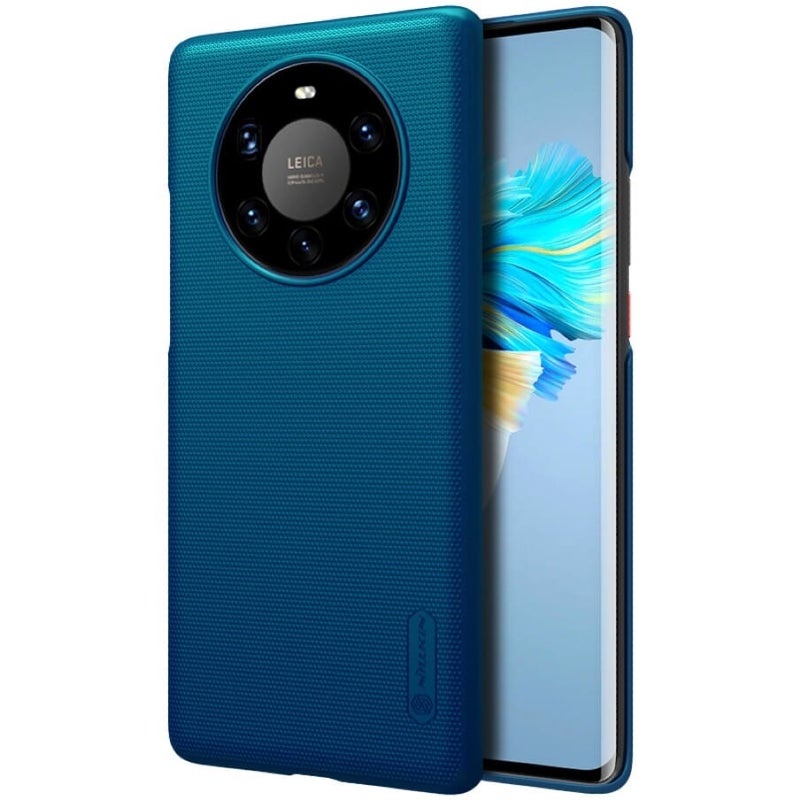 Nillkin Super Frosted Shield Matte Case For Huawei Mate 40 Pro Plus peacock blue - Image 4