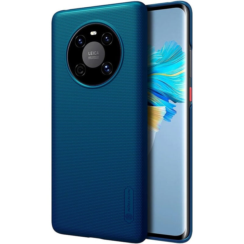 Nillkin Super Frosted Shield Shockproof Back Cover For Huawei Mate 40 Peacock Blue - Image 4