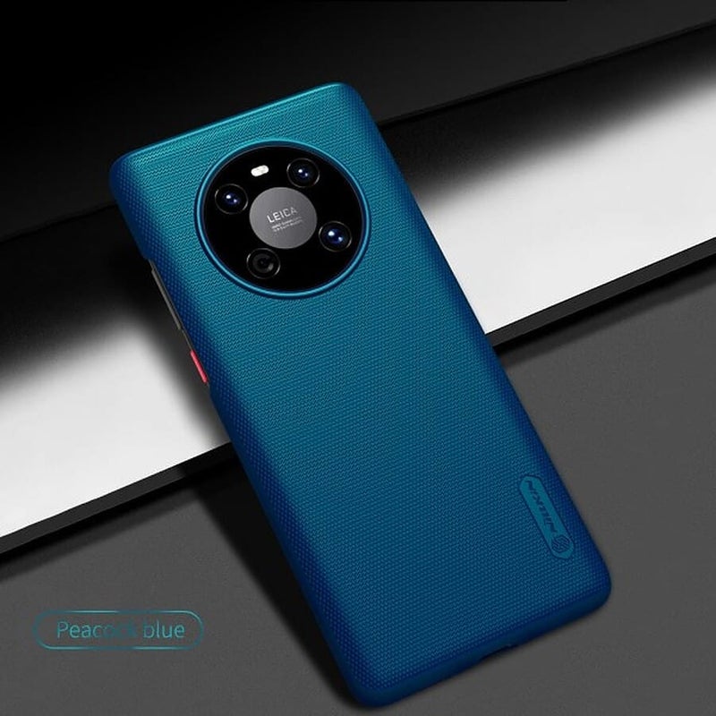 Nillkin Super Frosted Shield Shockproof Back Cover For Huawei Mate 40 Peacock Blue - Image 5