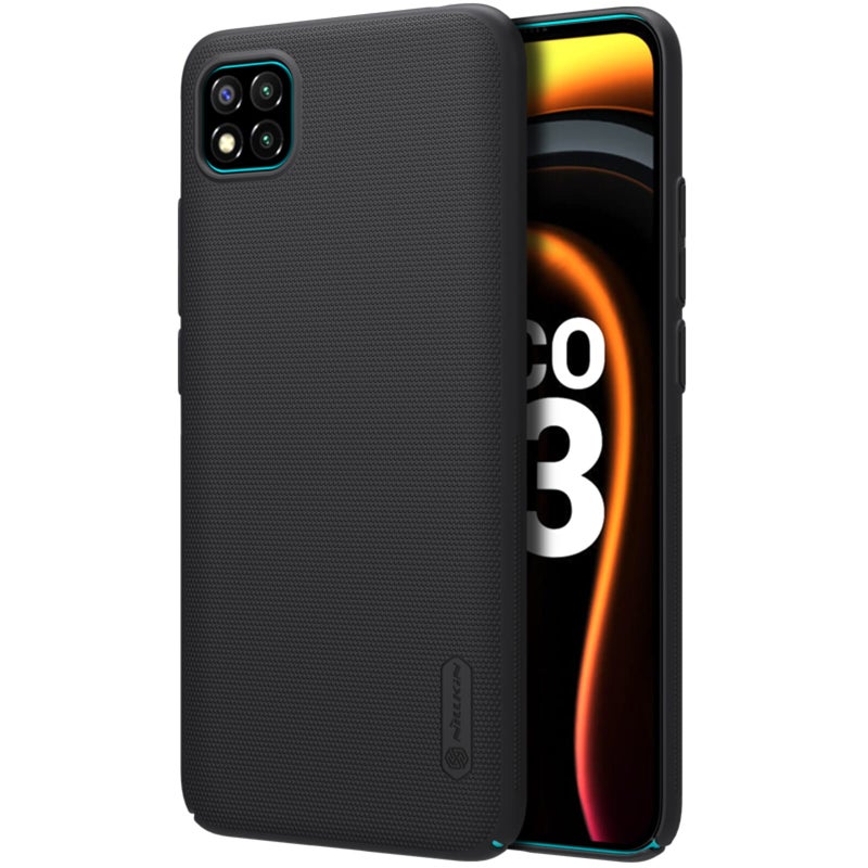 Nillkin - Super Frosted Shield Matte Case For Xiaomi Poco C3 Black - Image 1