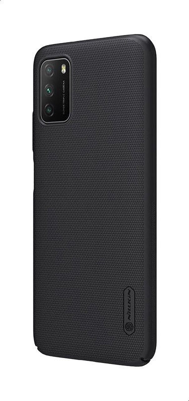 Nillkin Super Frosted Shield Matte Case For Xiaomi Poco M3 Black - Image 3
