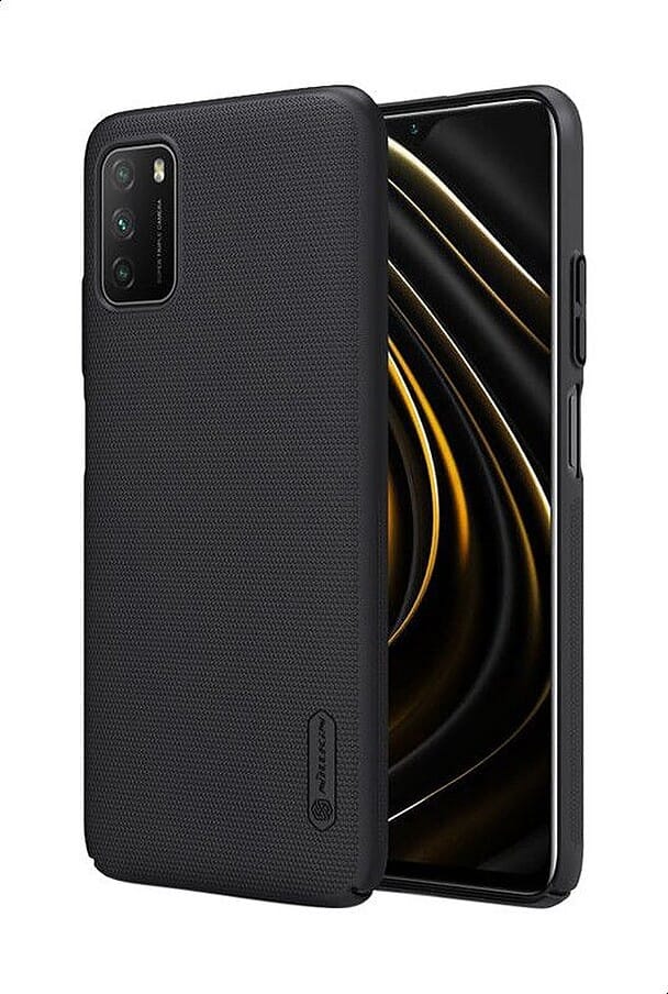 Nillkin Super Frosted Shield Matte Case For Xiaomi Poco M3 Black - Image 5