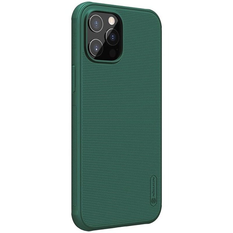 Nillkin - Super Frosted Shield Pro PC/TPU Protective Case For Apple iPhone 12 Pro Max green - Image 1