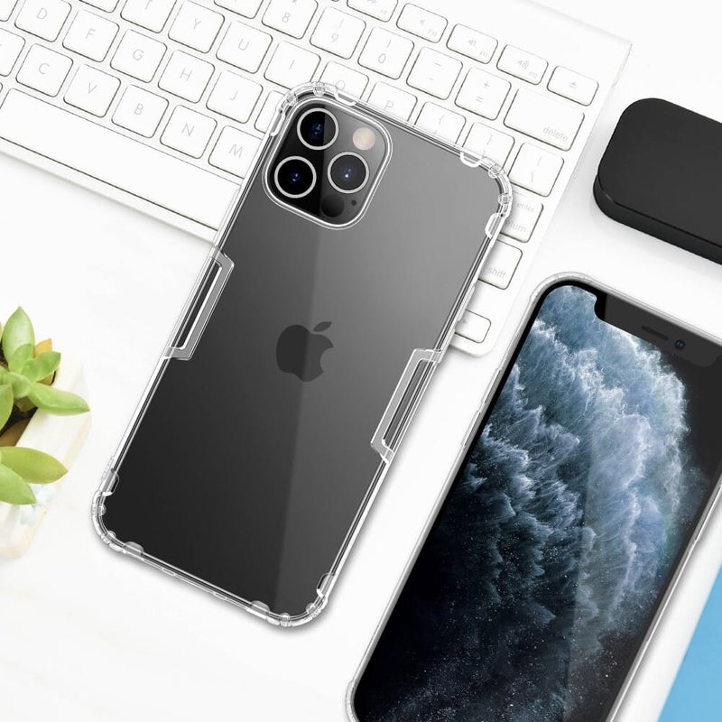 Nillkin Nature TPU Case For Apple iPhone 12 / 12 Pro - clear white  - Image 2