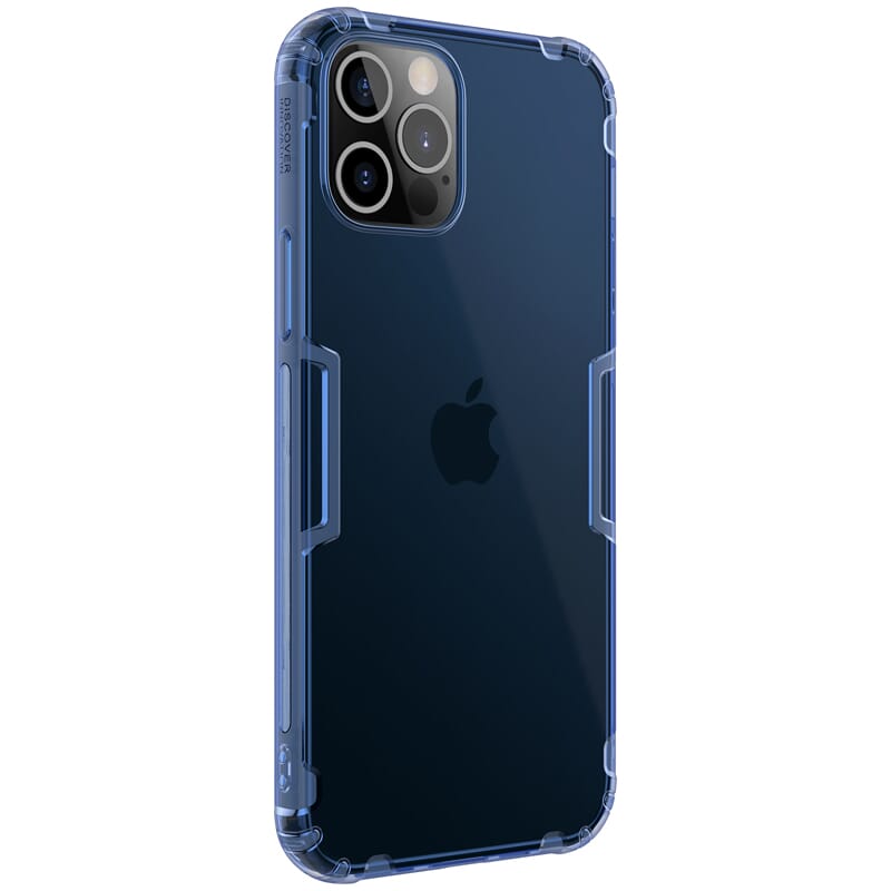 Nillkin - Nature TPU Case For Apple iPhone 12 Pro Max - clear blue - Image 1