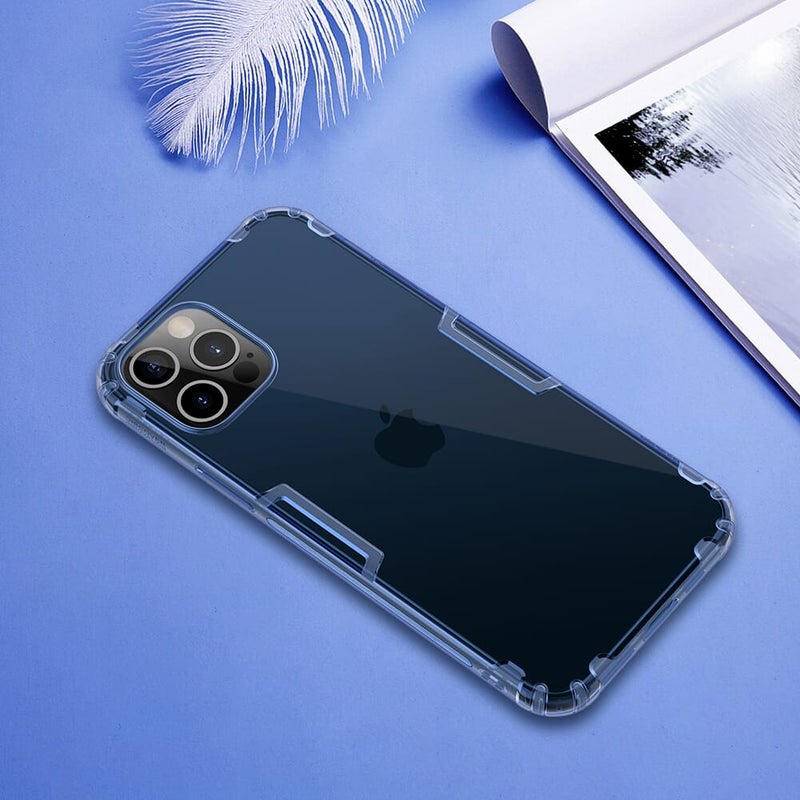 Nillkin - Nature TPU Case For Apple iPhone 12 Pro Max - clear blue - Image 1