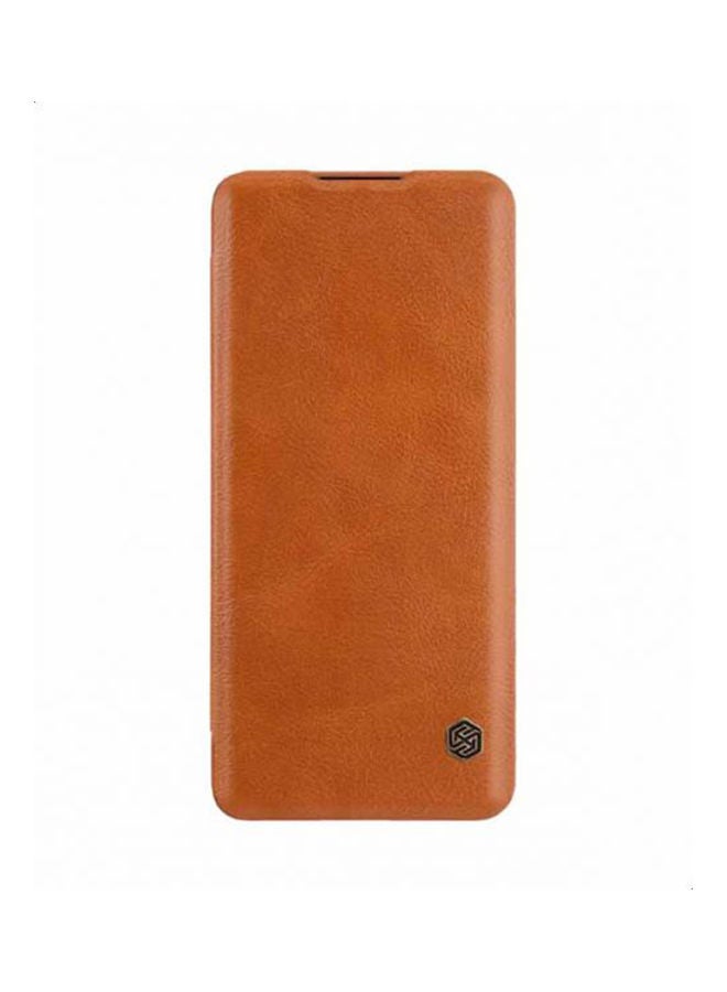 Nillkin Qin Flip Leather Case For Huawei P40 Pro Plus brown - Image 1