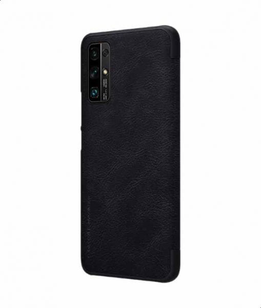 Nillkin Qin Flip Leather Case For Honor 30 Black - Image 2