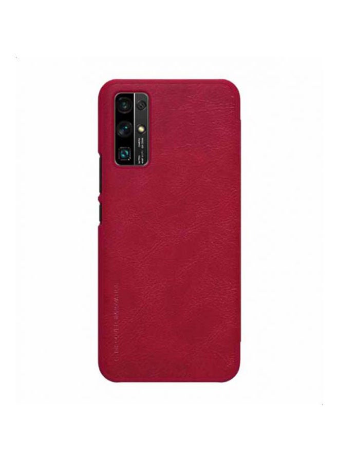 Nillkin Qin Flip Leather Case For Honor 30 Red - Image 1