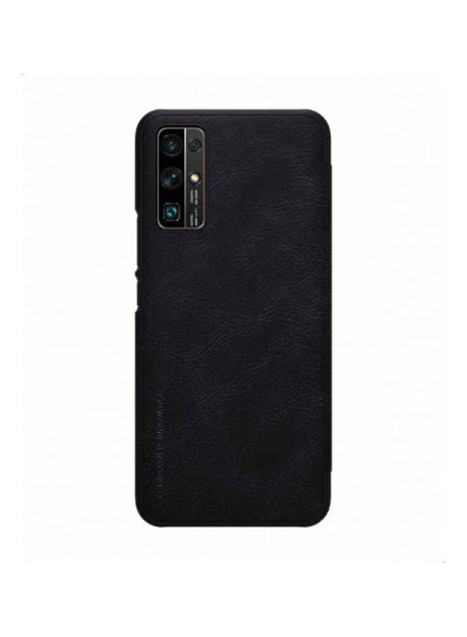 Nillkin Qin Flip Leather Case For Honor 30 Black - Image 1
