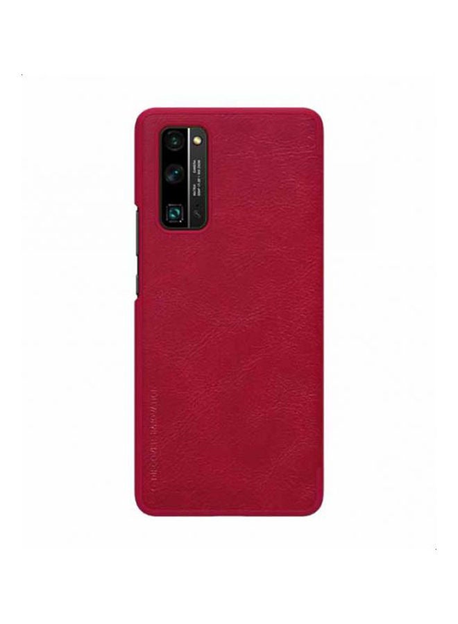 نيلكين Qin Flip Leather Case For Honor 30 Pro / 30 Pro Plus Red  - Image 1