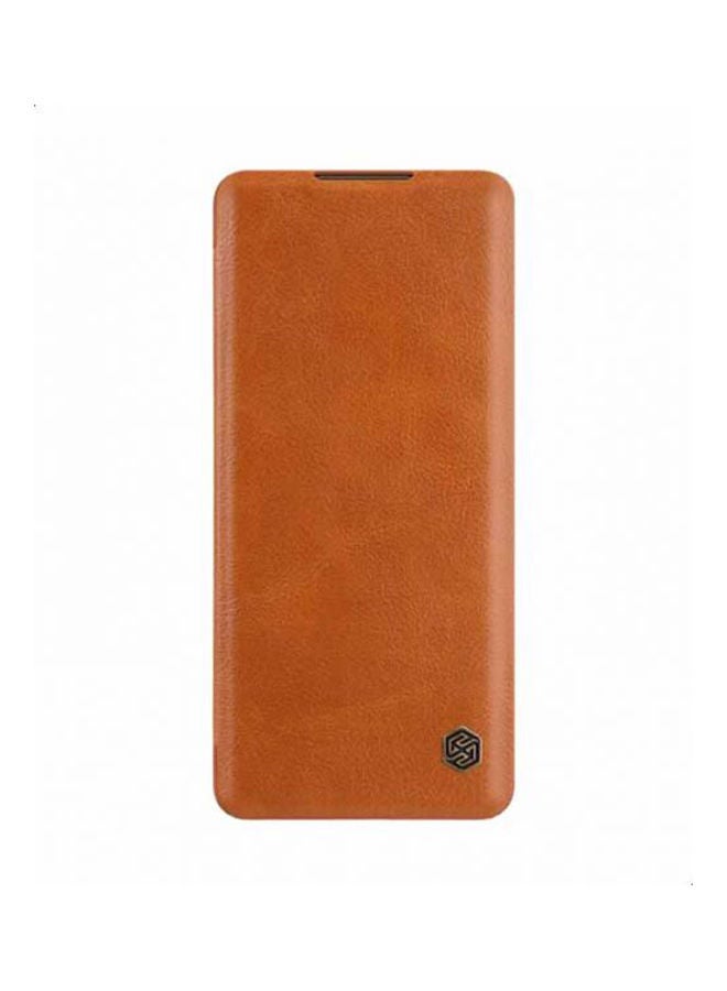 Nillkin Qin Flip Leather Case For Honor 30 Pro / 30 Pro Plus brown - Image 1