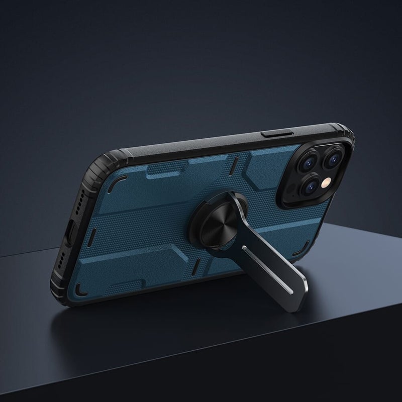 Nillkin Medley Case with Metal Kickstand For Apple iPhone 12 / 12 Pro blue - Image 2