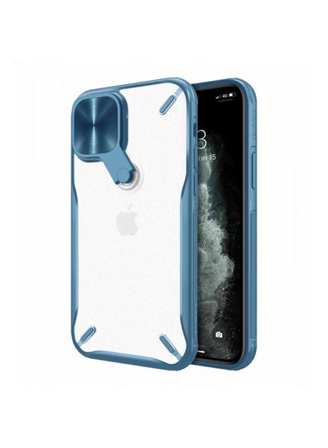 Nillkin Cyclops Case with a Camera Cover & Foldable Kickstand For Apple iPhone 12 Mini white blue  - Image 1