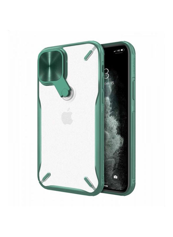 Nillkin - Cyclops Case with a Camera Cover & Foldable Kickstand For Apple iPhone 12 Mini white  green - Image 1