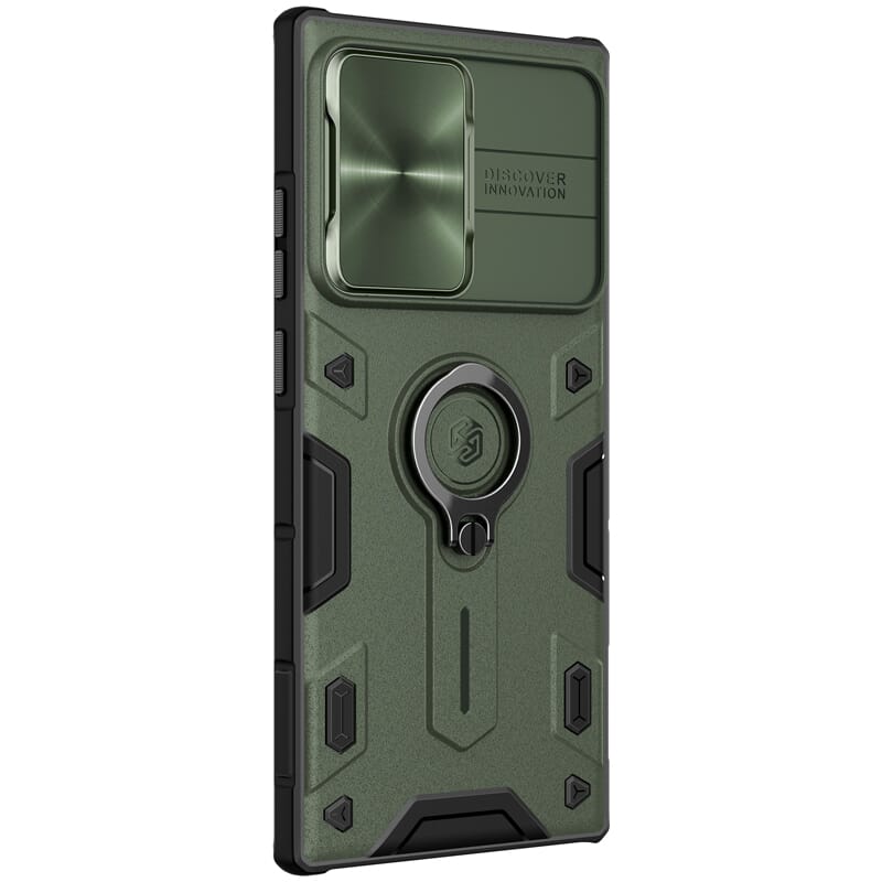 Nillkin CamShield Armor Case with Dazzling Metal Camera Cover For Samsung Galaxy Note 20 Ultra dark green - Image 2