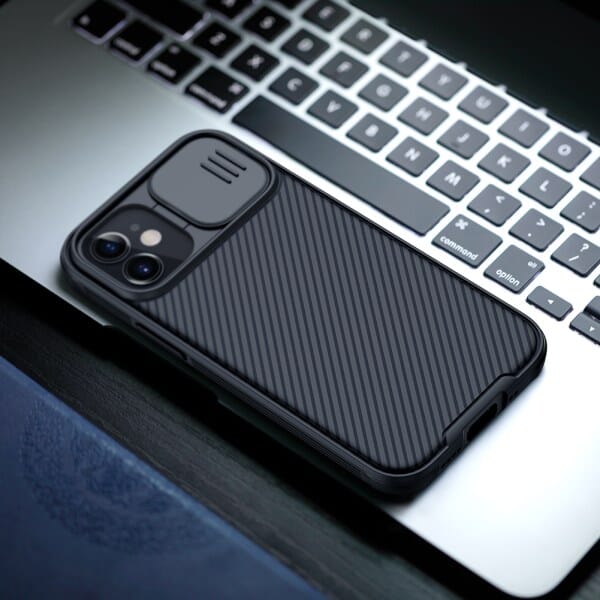 Nillkin CamShield Pro Case with Slide Camera Cover For Apple iPhone 12 Mini Black - Image 3