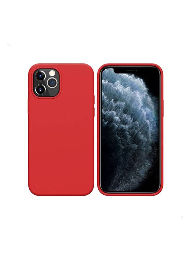 Flex Pure Liquid Silicone Case For Apple iPhone 12 Pro Max Red
