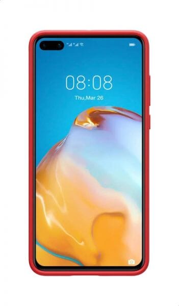 Nillkin Flex Pure Liquid Silicone Case For Huawei P40 Red - Image 2