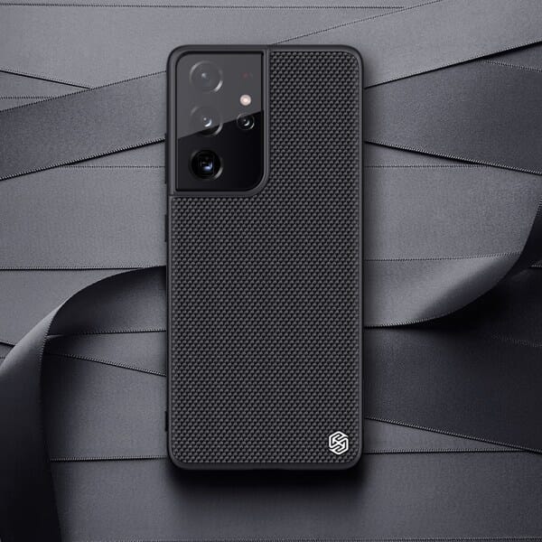 Nillkin Textu Nylon Fiber Case For Samsung Galaxy S21 Ultra Black - Image 4