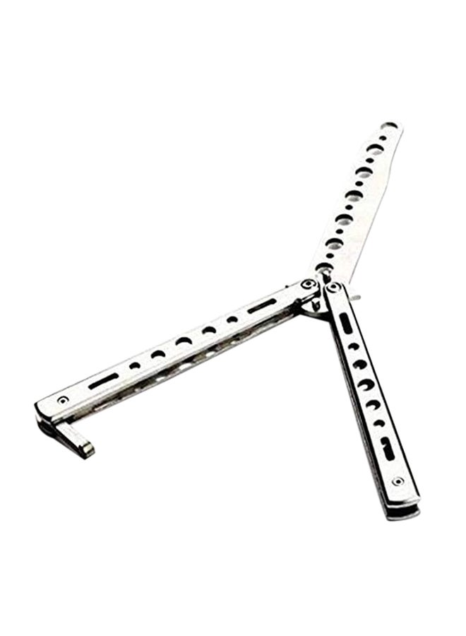 Generic Metal Practice Comb Style Butterfly Knife Trainer Tool 22.5x1x1cm  - Image 1