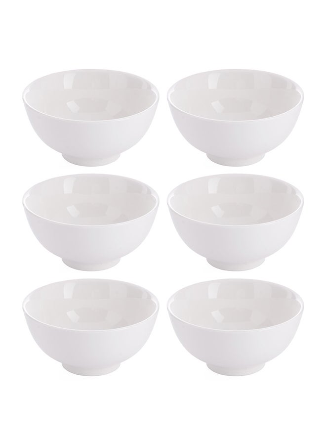 دوف - طقم أوعية مكوّن من6-Piece قطع أبيض/أحمر 5.5بوصة - Image 1