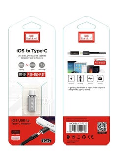 Earldom iOS To Type -C Plug And Play Adapter Silver  - Image 2