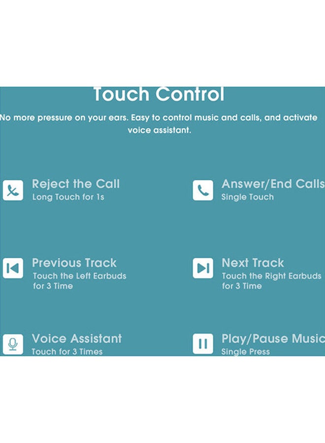 Lenovo XT90 TWS Bluetooth In-Ear Earbuds With Mic Black - Image 3