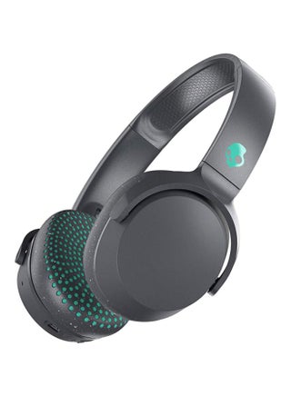 Riff Wireless On-Ear Headphones With Microphone Grey/Green - v1617170025/N24226672A_1