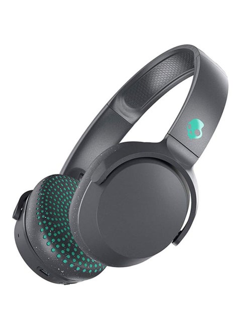 Riff Wireless On-Ear Headphones With Microphone Grey/Green