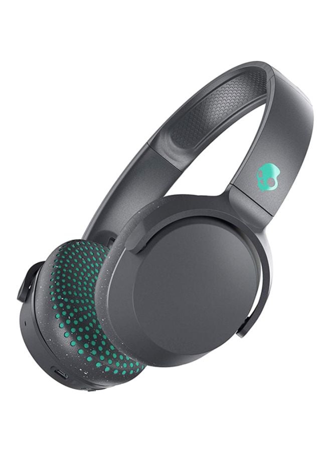 Riff Wireless On-Ear Headphones With Microphone Grey/Green