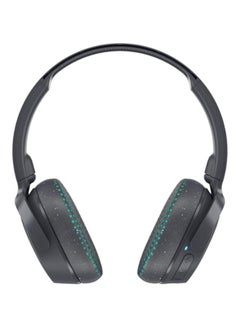 Skullcandy Riff Wireless On-Ear Headphones With Microphone Grey/Green  - Image 2