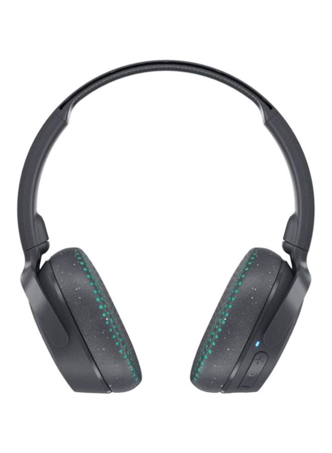 Riff Wireless On-Ear Headphones With Microphone Grey/Green