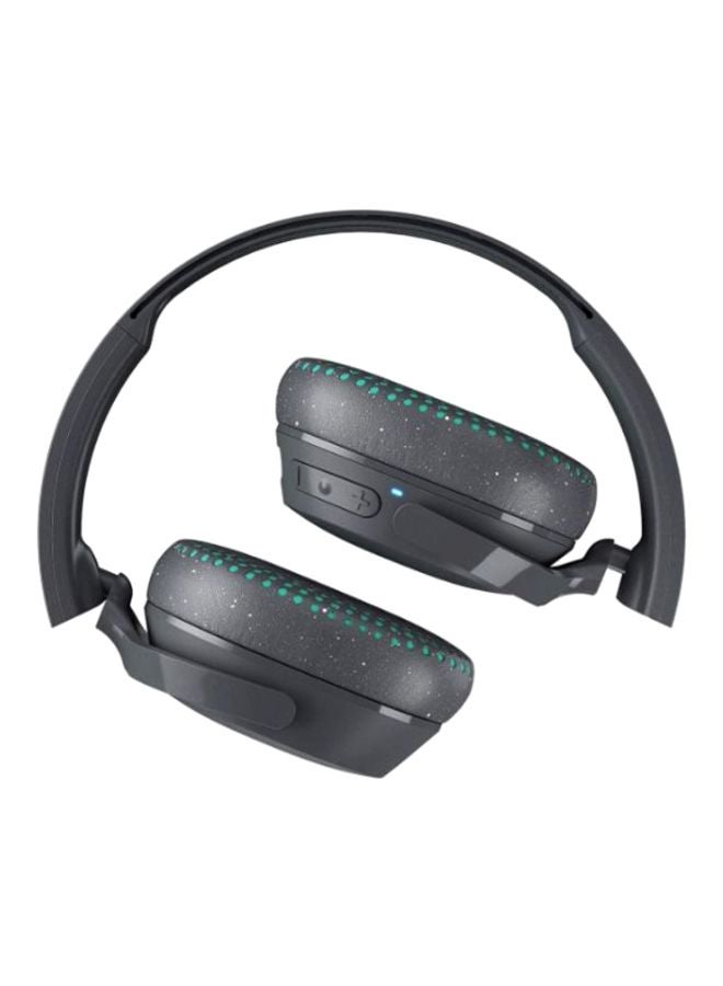 Riff Wireless On-Ear Headphones With Microphone Grey/Green