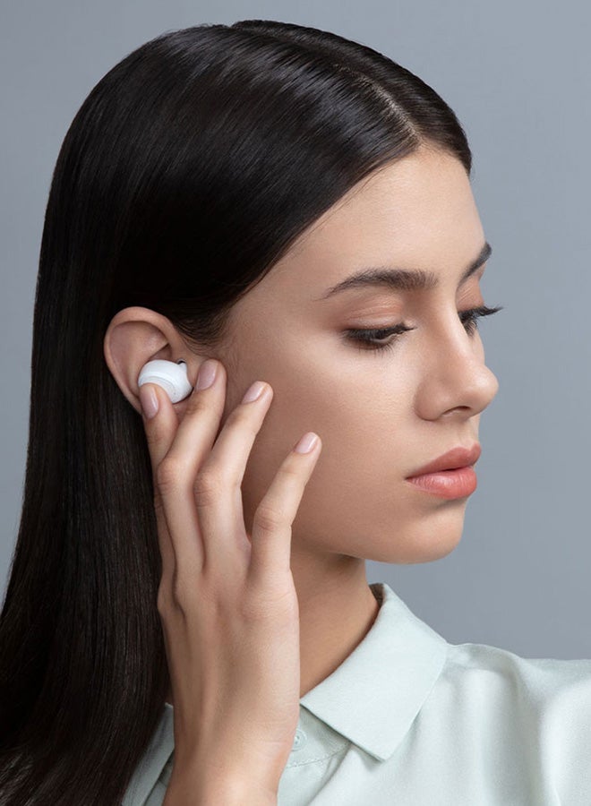 OPPO - Enco W11 True Wireless Earbuds With Charging Case White - Image 1