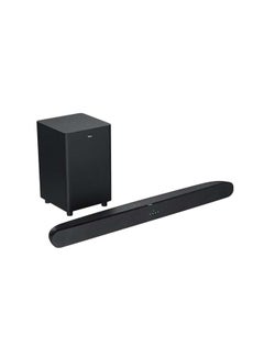 2.1 CH Sound Bar for TV, Wireless Subwoofers,Bluetooth Soundbar 240Watt, Dolby Audio, HDMI ARC, Wall Mountable, Remote Control, Three Sound Modes  (2023) - TS6110 Black