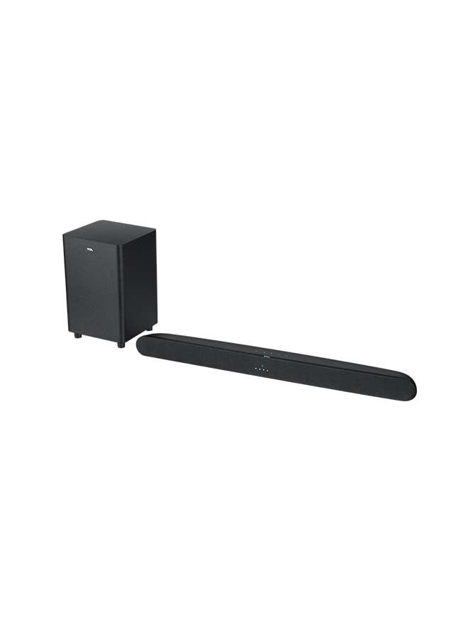 TCL - 2.1 CH Sound Bar for TV, Wireless Subwoofers,Bluetooth Soundbar 240Watt, Dolby Audio, HDMI ARC, Wall Mountable, Remote Control, Three Sound Modes  (2023) - TS6110 Black - Image 1