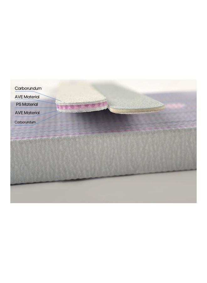 15-Piece Professional Nail File Set Silver - Image 3